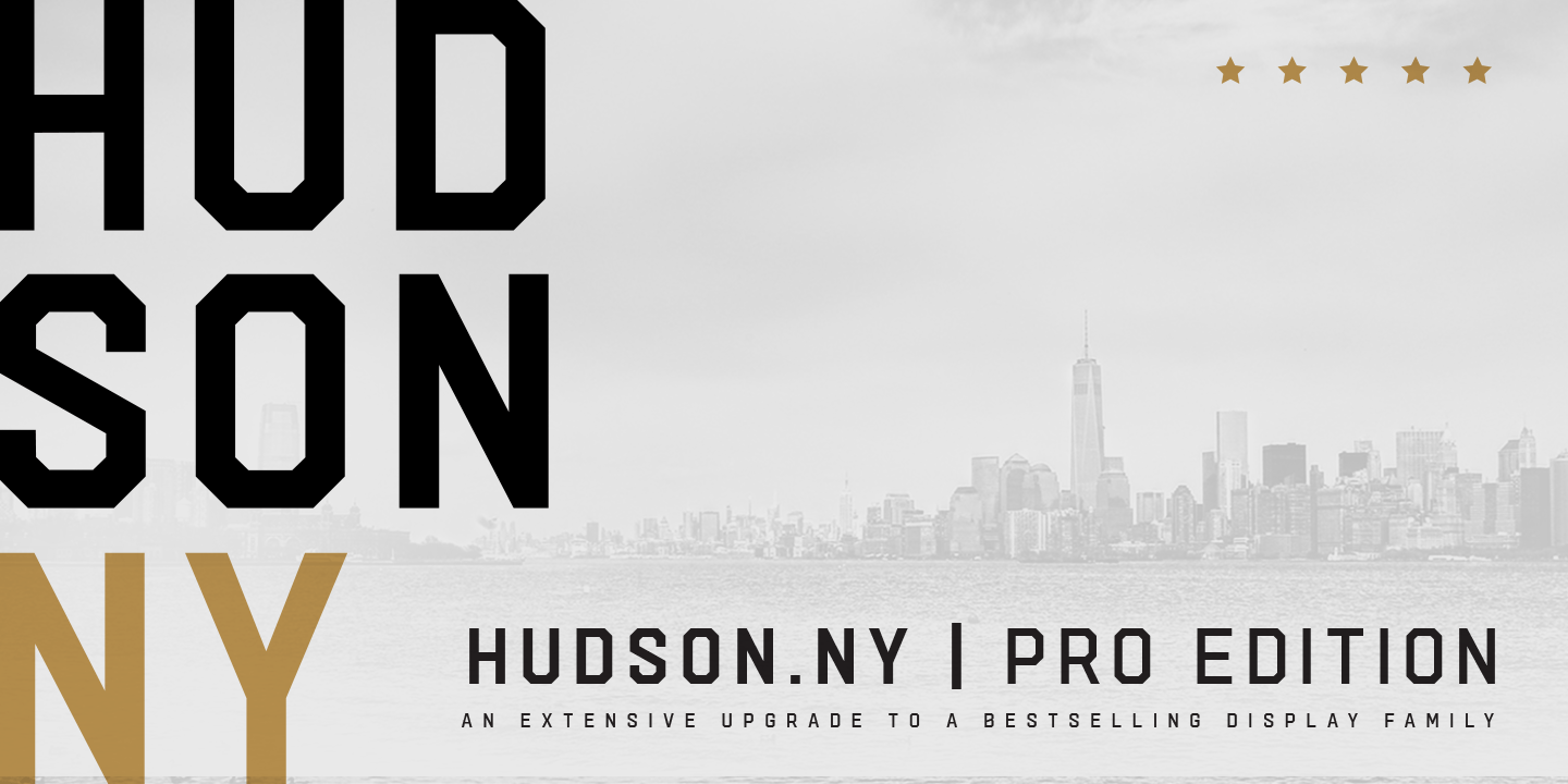 Шрифт Hudson NY Pro